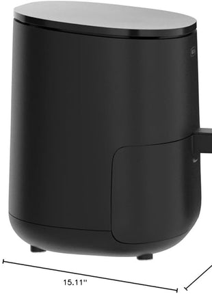 BELLA 2.9QT Touchscreen Air Fryer, No Pre-Heat Needed, No-Oil Frying, Fast Healthy Evenly Cooked Meal Every Time, Dishwasher Safe Non Stick Pan and Crisping Tray for Easy Clean Up, Matte Black
