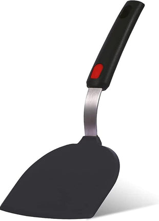 Silicone Fish Spatula Turner Half-Round Dense Spatulas Omelette Pancake Spatulas for Nonstick Cookware Egg 600°F Heat-Resistant