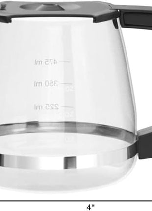 Cupa Joe Coffee Mug – 20oz Borosilicate Glass Diner Pot Mug with Spill-Proof Lid – Funny Novelty Gift for Coffee Lovers, Dads, Office, Travel & More