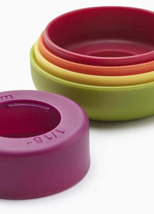 Joseph Joseph PrecisionPin - Rolling Pin with adjustable pastry thickness, Baking and dough rollers, Beech Wood, Multicolor