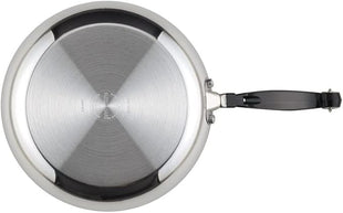 Farberware Classic Stainless Steel Cookware Pots and Pans Set, 15-Piece,50049,Silver
