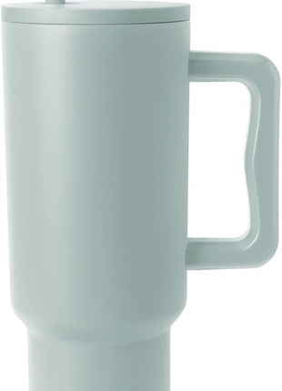 Simple Modern 40 oz Trek Tumbler with Handle and Straw Lid | Cup Holder Friendly Insulated Stainless Steel Travel Mug | Sea Glass Sage (Pack of 12)