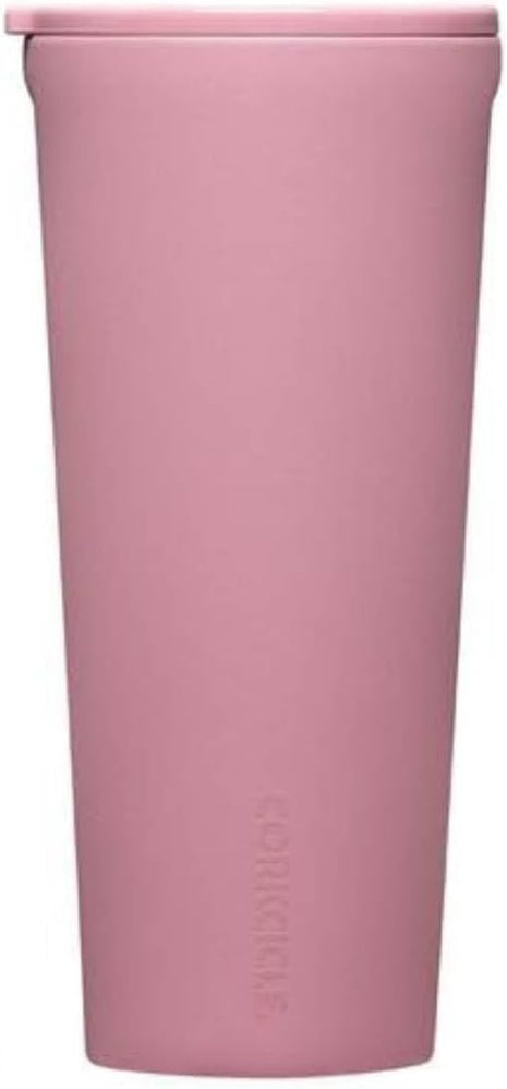Corkcicle Classic Tumbler - Keeps Drinks Cold for 9 Hours & Hot for 3 - Triple-Insulated Stainless Steel - Holiday Tumbler Gift - 24 oz - Desert Rose