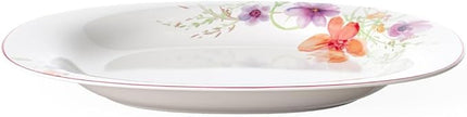 Villeroy & Boch Mariefleur Basic Serving Platter, 34 cm, Premium Porcelain, White/Multicoloured