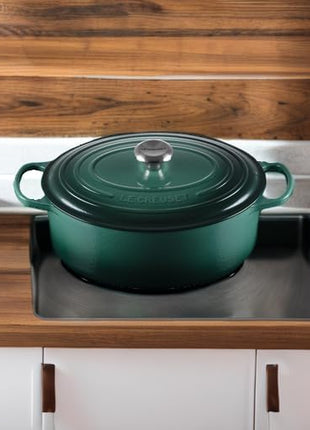 Le Creuset Enameled Cast Iron Signature Oval Dutch Oven, 6.75 qt., Artichaut