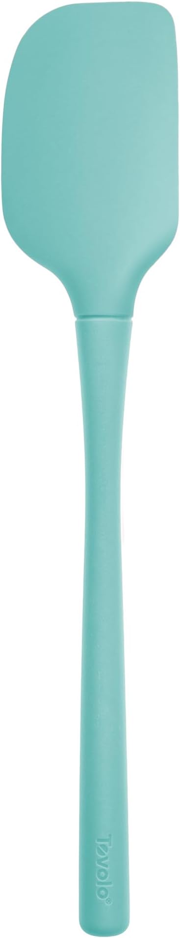 Tovolo Flex-Core All Silicone Spatula, Tapered Silicone Edge for Scraping, Ergonomic Handle, Heat-Resistant Rubber Spatula, BPA-Free & Dishwasher Safe Baking Tool & Kitchen Utensil