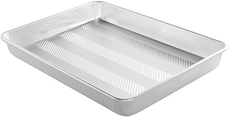 Nordic Ware Prism High-Sided Sheet Cake Pan, 1 Pack, Natural