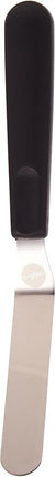 Wilton, 9 inch, Black 409-7712 Angled Spatula, 9" (Pack of 4)
