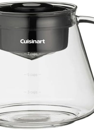 Cuisinart DCB-10P1 Automatic Cold Brew Coffeemaker with 7-Cup Glass Carafe, Silver and Black