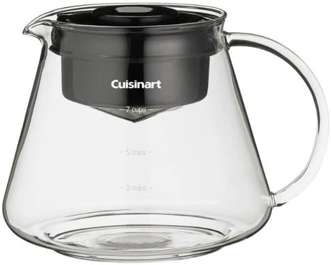 Cuisinart DCB-10P1 Automatic Cold Brew Coffeemaker with 7-Cup Glass Carafe, Silver and Black