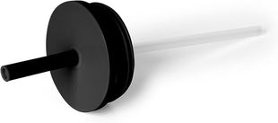 Simple Modern Kids Tumbler Lid with Straw | Reusable Replacement ONLY Fits Stainless Steel 24oz Trek Water Bottle Cup | Kids Trek Collection | Midnight Black