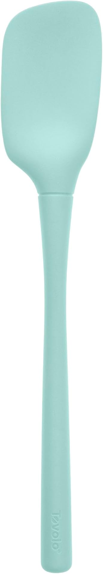 Tovolo Flex-Core All Silicone Spoonula, Tapered Edge, Ergonomic Handle, Heat Resistant