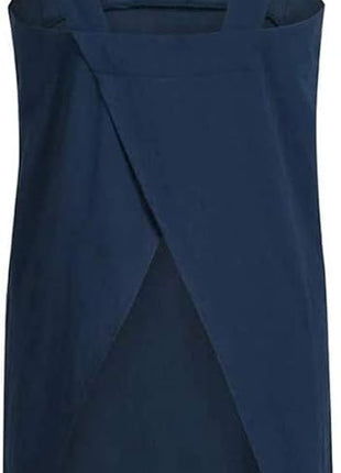 YESDOOD Cotton Linen Apron Cross Back Apron for Women with Pockets Pinafore Dress for Baking Cooking