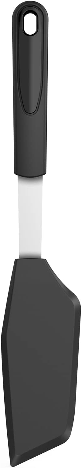 Silicone Spatulas, Offset Spatulas, Waterproof Mixer GEEKHOM 600F Heat Resistant Extra Large and Wide Flexible Spatulas Rubber Turners,1 PACK LONG Kitchen Cooking Utensils Set for Pancake