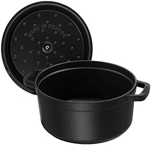 Staub Round Dutch Oven 4-Quart Matte Black
