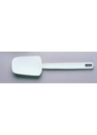Rubbermaid Commercial Products Cold Temperature Spoon Spatula, Dishwasher Safe, 16.5 Inch, White, Clean-Rest Design, for Resturant/Home Cooking/Baking