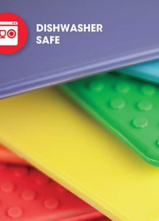 Architec Original Gripper Barboard, 5" by 7", Red, Patented Non-Slip Technology and Dishwasher Safe Cutting Board