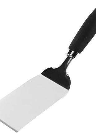 Metal Spatula for Cast Iron Skillet Grill & BBQ, Flat Top Griddle Spatulas for Burgers Fish Eggs, Stainless Steel Turner Flipper for Kitchen Use