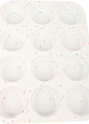 Silicone Muffin Pan Regular 12 Cups Muffin Tin Cupcake Pans for Baking Non-stick Muffin Tray Mold Easy Release,Durable,BPA Free