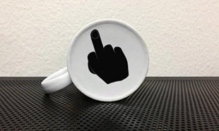 Enesco Our Name is Mud Dog Mom Cuppa Doodle Porcelain Mug, 16 oz