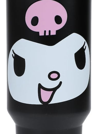 Bioworld Kuromi 40 Oz. Stainless Steel Tumbler With Leak-Proof Lid