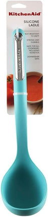 KitchenAid KL006OHAQA Silicone Ladle, 13 inches, Aqua Sky