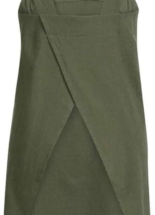 YESDOOD Cotton Linen Apron Cross Back Apron for Womens with Pockets Pinafore Dress for Baking Cooking