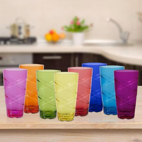 CreativeWare Circus 24 Ounces Tumbler Set, 24 oz, Multicolor (CIR08MULTI) (Pack of 48)