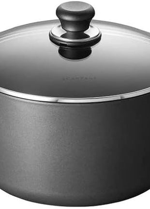 Scanpan Classic 8 Piece Cookware Set – Compatible with Gas and Electric Stovetops, Metal Utensil Safe, Oven Safe to 500°F, Dishwasher Safe, Black