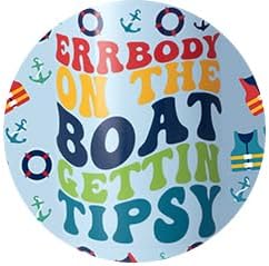 Swig Life 30oz Mega Mug, 30oz Tumbler with Handle and Straw, Large Insulated Tumblers, Cup Holder Friendly Travel Mug, Stainless Steel 30 oz Tumbler, Reusable Insulated Water Bottle (Errbody Boat)