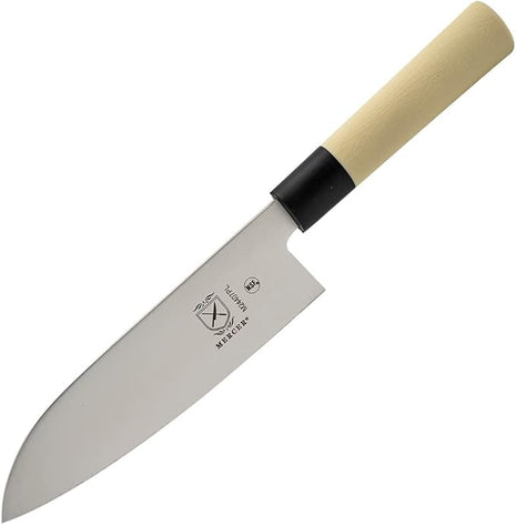 Mercer Culinary Asian Collection Santoku Knife with NSF Handle, 7-Inch