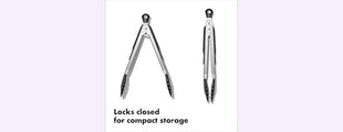 OXO Good Grips 9-Inch Locking Tongs with Nylon Heads