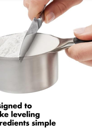 OXO Good Grips 4 Piece Stainless Steel Measuring Cups with Magnetic Snaps