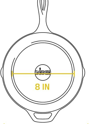 Lodge 10.25 Inch Cast Iron Skillet – Pre-Seasoned Frying Pan with Teardrop Handle – Oven, Stovetop, Grill & Campfire Use – Made in USA – Durable, Non-Toxic, Even-Heating Cookware – Black
