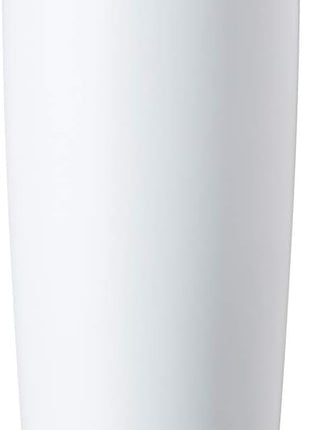 20oz Tumbler Bulk Stainless Steel Vacuum Insulated Tumblers with Lid Double Wall Travel Mug Durable Powder Coated Coffee Cup, Suitable for Ice Drinks and Hot Beverage (White 1pack)