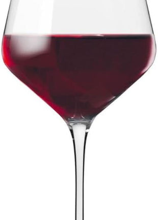 Krosno Crystal Red Wine Glasses | Set of 4 | 24.7 oz | Avant-garde Collection | Ideal for Home, Restaurant and Party | Dishwasher Safe | Lead-Free Crystal Glass