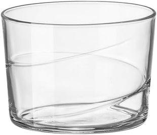 Bormioli Rocco Bodega Swirl Rum Glasses - Set of 12, 7.25 Oz. Spiral Design Tumblers with Secure Edge Technology for Enhanced Durability, Shock Resistant - Made in Italy, Dishwasher Safe