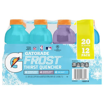 Gatorade Original Thirst Quencher 3-Flavor Frost Variety Pack, 20 Fl Ounce - Pack of 12