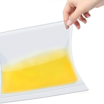 1/2 Gallon Freezer Bags Reusable Food Storage Bags for Vegetable, Liquid, Snack, Meat, Sandwich, 10.2x7.87 Inch, 10 Pack