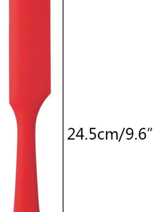 4pcs Silicone Spatula Set Heat Resistant Cake Cream Butter Spatulas Mixing Batter Scraper Non-Stick Flexible Baking Cooking Tool 4 Colors (red)