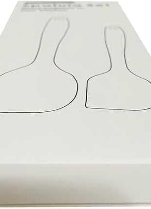 Silicone Spatula Set 2 Pcs Heat Resistant Rubber Spatula for Non-stick Cookware BPA Free (Red)