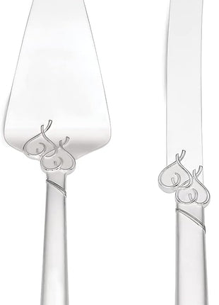 Lenox 812615 True Love Cake Knife & Server, Metallic