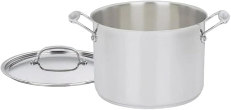 Cuisinart 766-24 Chef's Classic 8-Quart Stockpot with Cover, Stainless Steel
