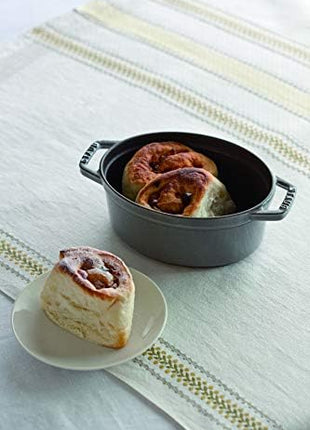 Staub La Cocotte Oval 40509-478 Pico Cocotte Oval Black 5.9 inches (15 cm) Small, Both Handed Casting, Enameled Pot, Induction Compatible, Japanese Authentic Product
