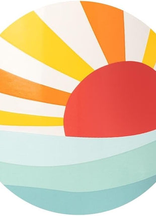 Swig Life 18oz Travel Mug, Insulated Tumbler with Handle and Lid, Cup Holder Friendly, Dishwasher Safe, Stainless Steel, Travel Coffee Cup (Sun Dance)