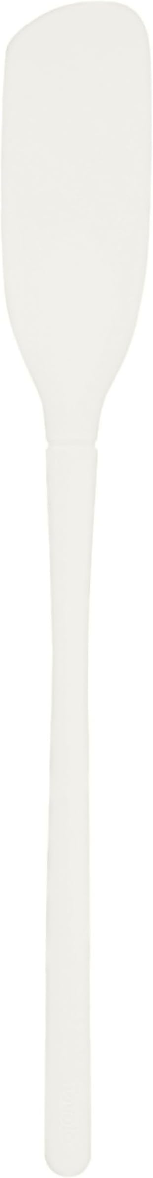 Tovolo Flex-Core Flexible Edge Blender Extra-Long Handle Angled Head Reaches Below Blades, Silicone Spatula for Smoothies & Blended Cocktails, 1 EA, White