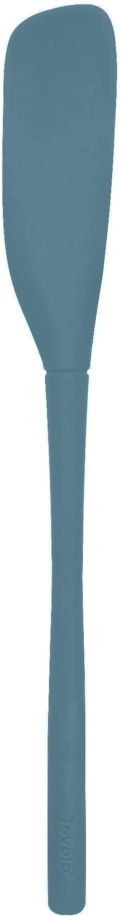Tovolo Flex-Core Silicone Spatula Jar Scraper - Long-Handled Rubber Spatula with Angled Head for Scooping & Scraping - Heat-Resistant Spatulas for Kitchen Use, Dishwasher Safe & BPA-Free
