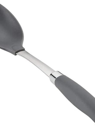 Anolon SureGrip Nonstick Nylon Solid Spoon, Gray 13.25-Inch, Tools and Gadgets - 46283