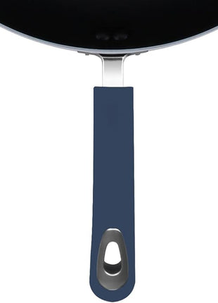 Utopia Kitchen Nonstick Cookware 3 Piece Set, Non-Stick Frying Pans with Induction Bottom, 8, 9.5 & 11 Inches Frying Pans with Bakelite Handles, PFOA Free, Midnight Blue & Black