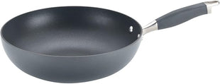 Anolon Advanced Home Hard-Anodized Nonstick Open Stock Cookware- Woks (12-Inch Open Wok, Moonstone)